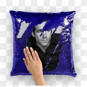Ryan Reynolds ﻿sequin Cushion Cover"  Class= - Small Face Gordon Ramsay, HD Png Download - ryan reynolds png
