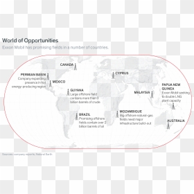 Equal Earth Map Projection, HD Png Download - exxonmobil logo png