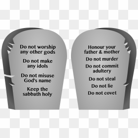 Ten Commandments Clip Arts - Ten Commandments Clipart, HD Png Download - ten commandments png