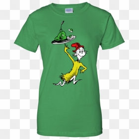 Green Egg And Ham Shirt, Youth Shirt - T-shirt, HD Png Download - green eggs and ham png