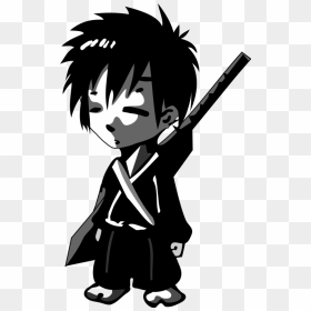 Samurai Anime Chibi, HD Png Download - baseball bat clipart png