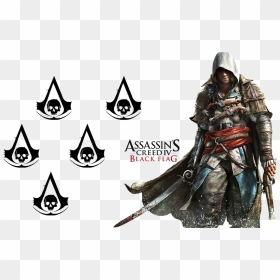 Ac4 Animated Background With Buttons Ps Vita Wallpaper - Assassins Creed Black Flag Png, Transparent Png - playstation buttons png