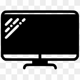 Tv - Tv On Tablet Icon Png, Transparent Png - lcd tv png