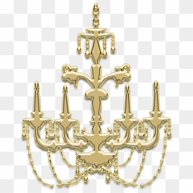 Chandelier Icon, HD Png Download - gold bokeh png
