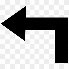 Left Turn Arrow Clip Art, HD Png Download - arrow curved png