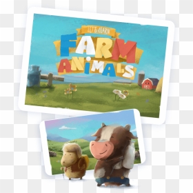 Cartoon, HD Png Download - farm animals png