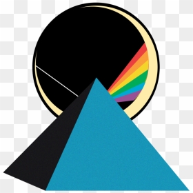 Triangle, HD Png Download - dark side of the moon png