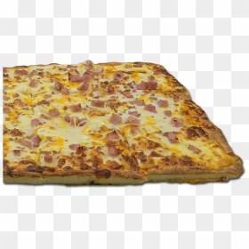 Breakfast Pizza With Ham, Bacon And Eggs - Quiche, HD Png Download - bacon and eggs png