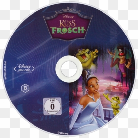 The Princess And The Frog Bluray Disc Image - Princess And The Frog Blu Ray Dvd, HD Png Download - princess and the frog png