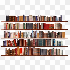 Furniture Building Png - Bookshelf Transparent Background, Png Download - bookcase png