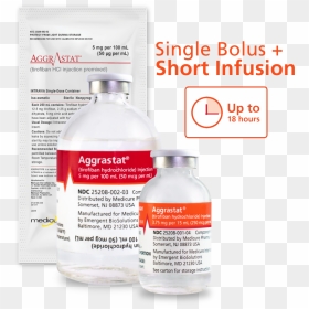 Aggrastat® Injection - Plastic Bottle, HD Png Download - prescription bottle png