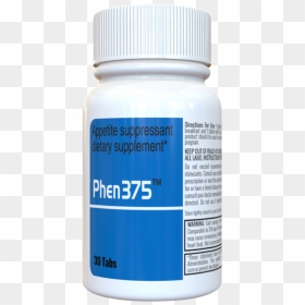 Phen375 Diet Pills For Weight Loss - Food, HD Png Download - prescription bottle png