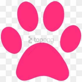 Free Png Download Pink Panther Paw Print Clipart Png - Pink Dog Bone Clipart, Transparent Png - tiger paw print png