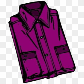 Shirt Folded Vector Clip Art - Shirt Clip Art, HD Png Download - folded clothes png