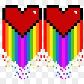 Easy Zelda Pixel Art, HD Png Download - pixel hearts png