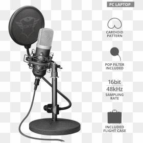Gxt 252 Emita Streaming Microphone - Trust Gxt 252 Emita, HD Png Download - microphones png