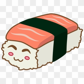 Japanese Food Clipart Cute - Transparent Background Sushi Clipart, HD Png Download - cute food png