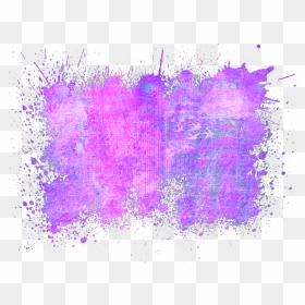 #splatter #paint #effects #splat #purple #neon #color - Background Color Splash Png, Transparent Png - color splat png