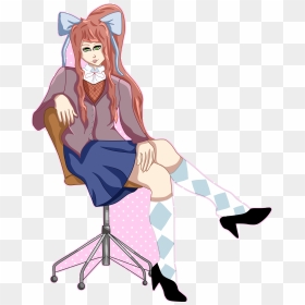 Monika Ddlc Png , Png Download, Transparent Png - monika ddlc png