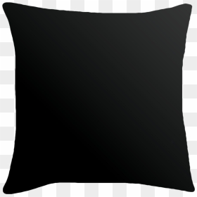 Black Pillow Png - Cushion, Transparent Png - pillows png