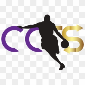 Ccfs Logo With Kobe Silhouette - Silhouette, HD Png Download - bodybuilder silhouette png