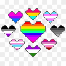 Emblem, HD Png Download - pixel hearts png