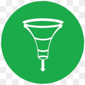 Conversion Funnel Optimization - Funnel Icon Green, HD Png Download - funnel icon png