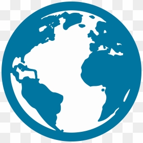 Black And White Globe Icon , Png Download - World Icon Png, Transparent Png - vision icon png