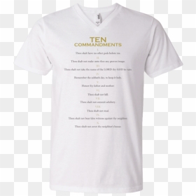 Transparent Ten Commandments Png - Active Shirt, Png Download - ten commandments png