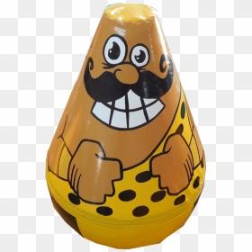 Wobbly Strongman - Cartoon, HD Png Download - strong man png