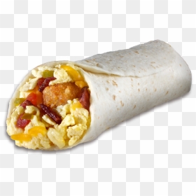 Breakfast Burrito Png, Transparent Png - bacon and eggs png