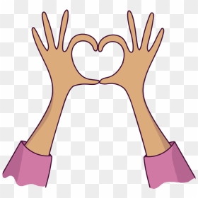 Hands Heart Thank You , Png Download - Thank You Hand Heart, Transparent Png - heart hands png