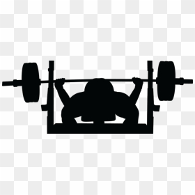 Transparent Bench Press Png, Png Download - bodybuilder silhouette png