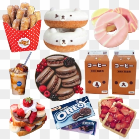Overlay, Food, Editing Needs And Cute - Sandwich Cookies, HD Png Download - cute food png