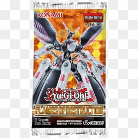 Yugioh Flames Of Destruction Booster Pack, HD Png Download - yugioh card png