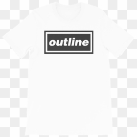 White - Oasis, HD Png Download - shirt outline png