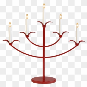 Star Metal 5-light Tilpi Candlestick, Red , Png Download - Ljusstake Tilpi Svart, Transparent Png - candlestick png