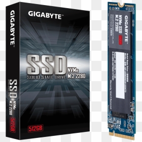 512gb Gigabyte Ssd M 2 Nvme, HD Png Download - ssd png