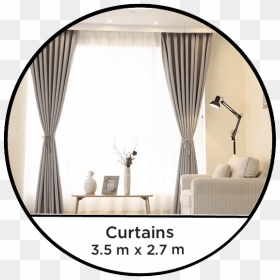 Energetic Modern Curtains - Window Blind, HD Png Download - modern curtains png