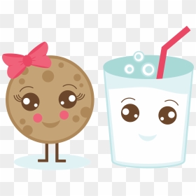 Thumb Image - Cartoon Cookie And Milk, HD Png Download - cute food png