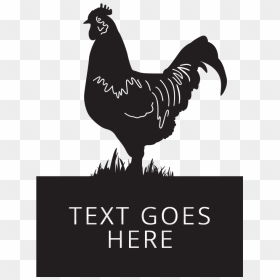 Rooster, HD Png Download - rooster silhouette png
