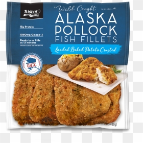 Trident Seafoods® Alaska Pollock Fish Fillets Loaded - Trident Seafoods, HD Png Download - baked potato png