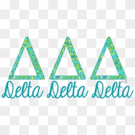 Tri Delta Letters Png - Triangle, Transparent Png - delta symbol png