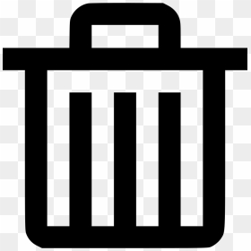 Delete Trash Dustbin Garbage Remove Recyclebin Ui - Waste Container, HD Png Download - dustbin clipart png