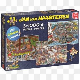 Jumbo Puzzle Jan Van Haasteren 3000, HD Png Download - jigsaw puzzle png