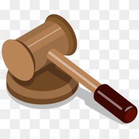 Judge Gavel Cartoon Gray - Cartoon Judge Hammer Png, Transparent Png - court hammer png