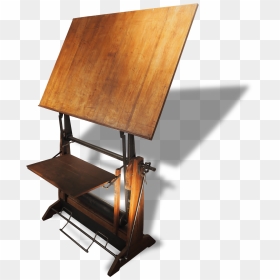 Table Desk Drawing Furniture Wood - Art Table, HD Png Download - wood furniture png
