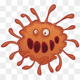 Virus Png Full Home Interior Design Photos Indian Home - Virus Corona Cartoon Png, Transparent Png - germs png