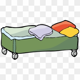 Clipart Bed Green Bed - Clip Art, HD Png Download - bed png images