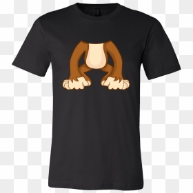 Monkey Body Animal Costume Funny Monkeys Gift T-shirt - Met My Wife On Ancestry, HD Png Download - funny monkey png